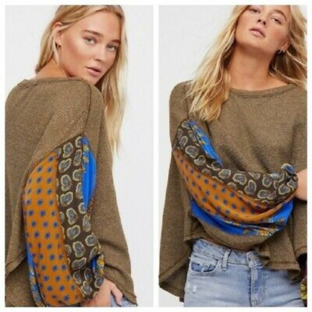 Free People, Blossom Thermal, Olive Combo